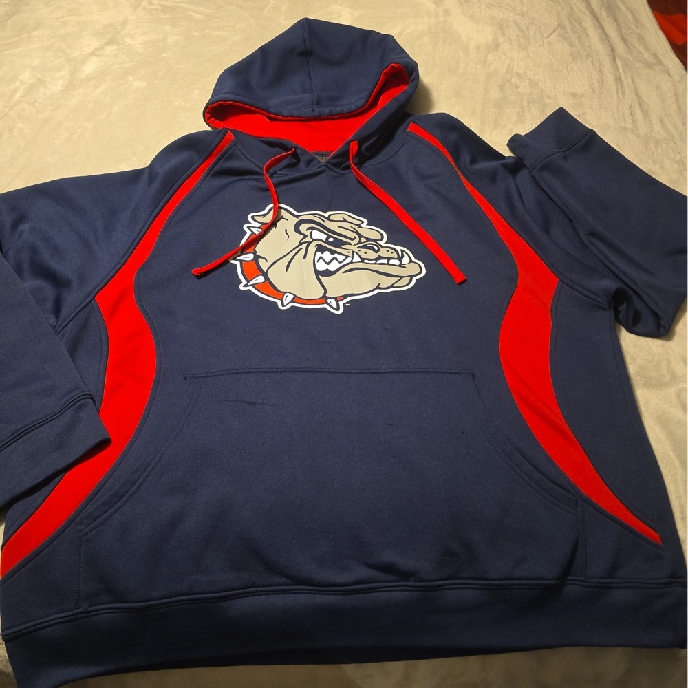 Gonzaga University Bulldogs Hoodie Sweatshirt Size XL Knights Apparel Pullover